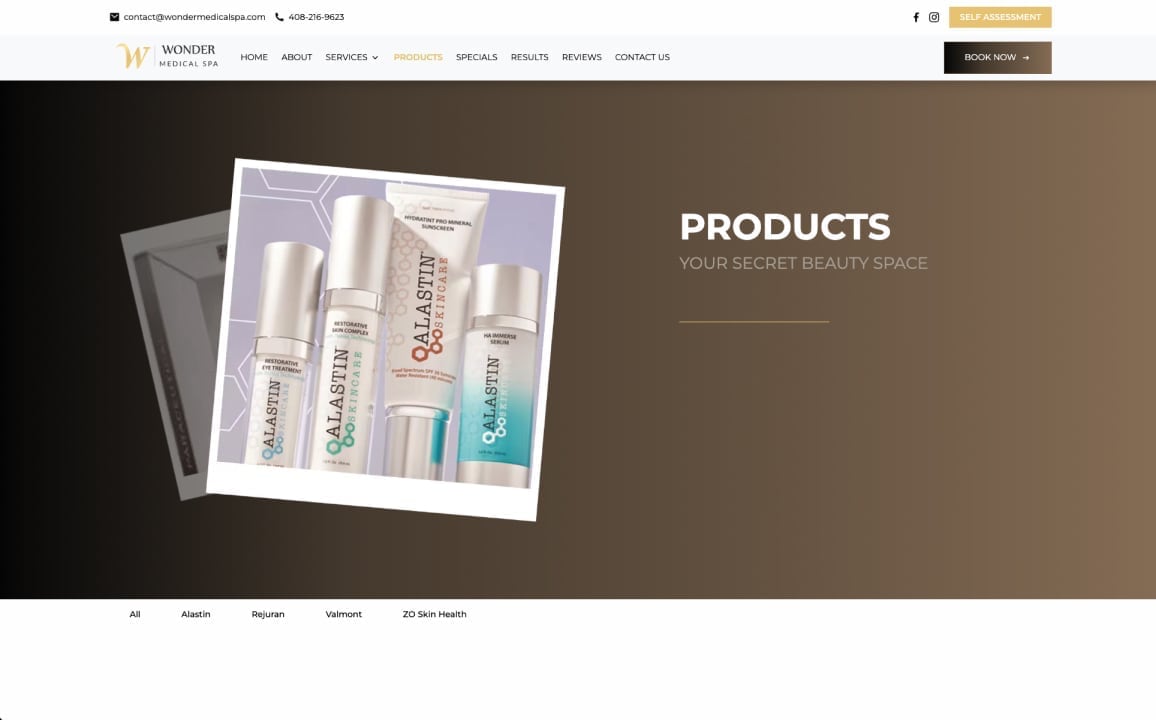 Website Delivery gallery media